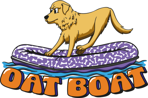 Oat Boat Vinyl Sticker